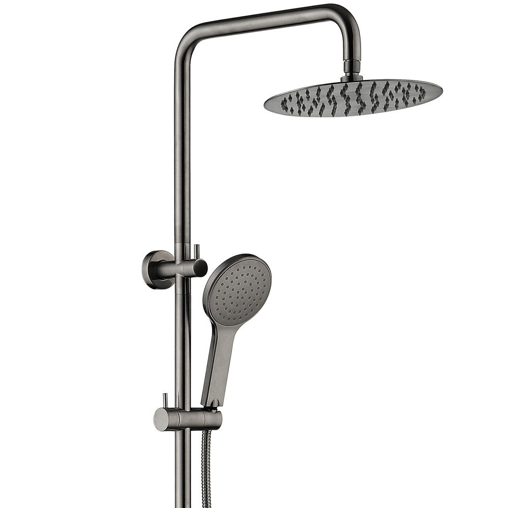 Fienza Kaya Gun Metal Twin Shower 455109Gm Showers