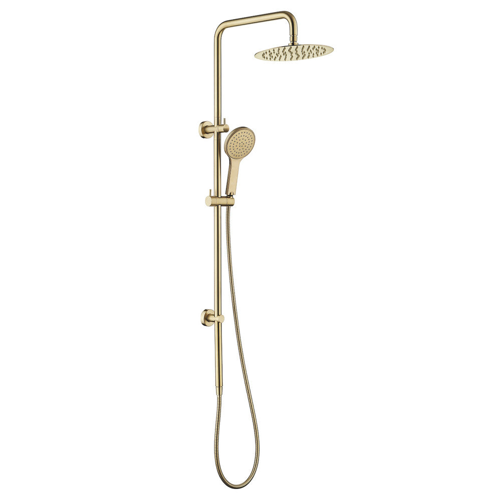 Fienza Kaya Urban Brass Twin Shower 455109Ub Showers