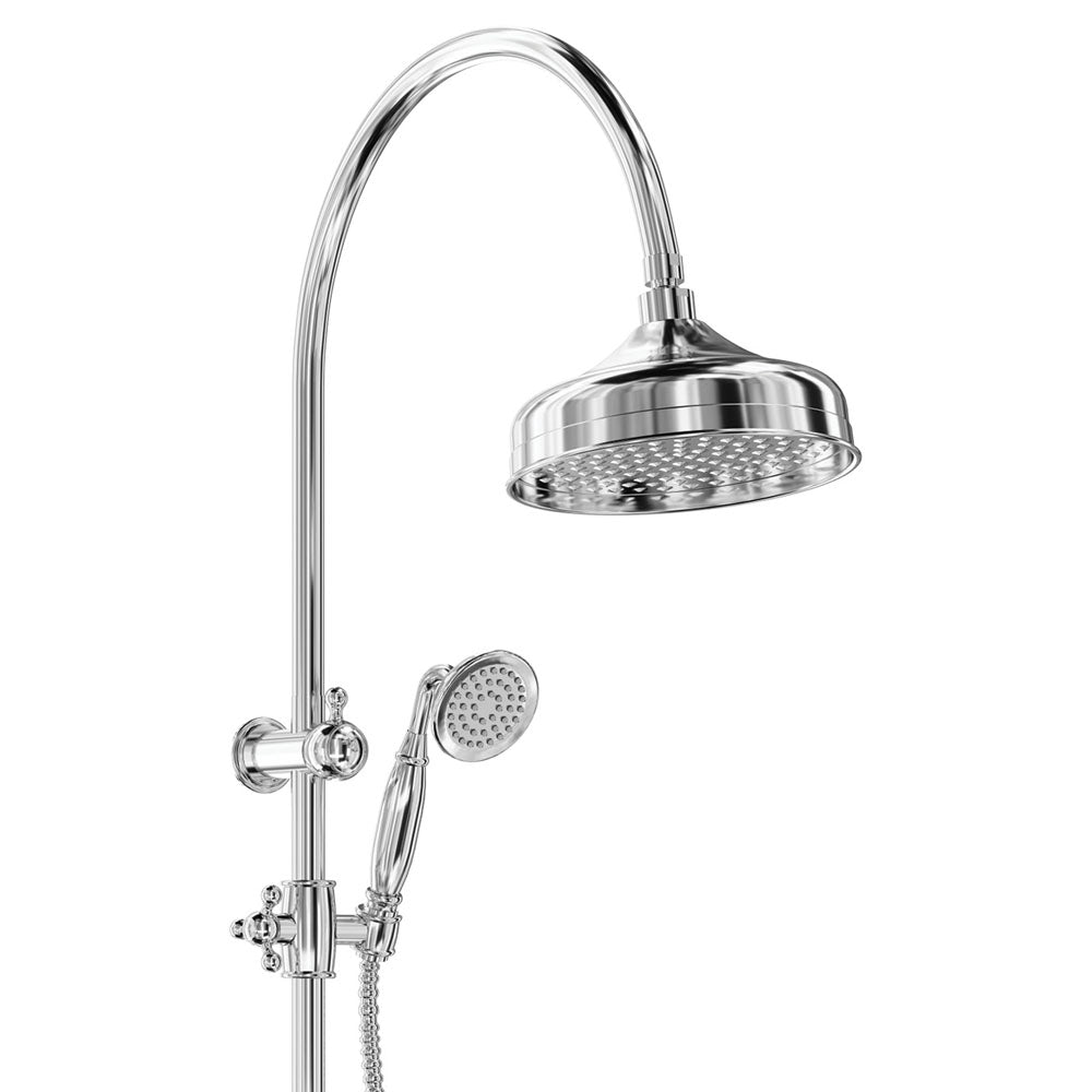 Fienza Lillian Twin Shower Chrome 455114 Showers