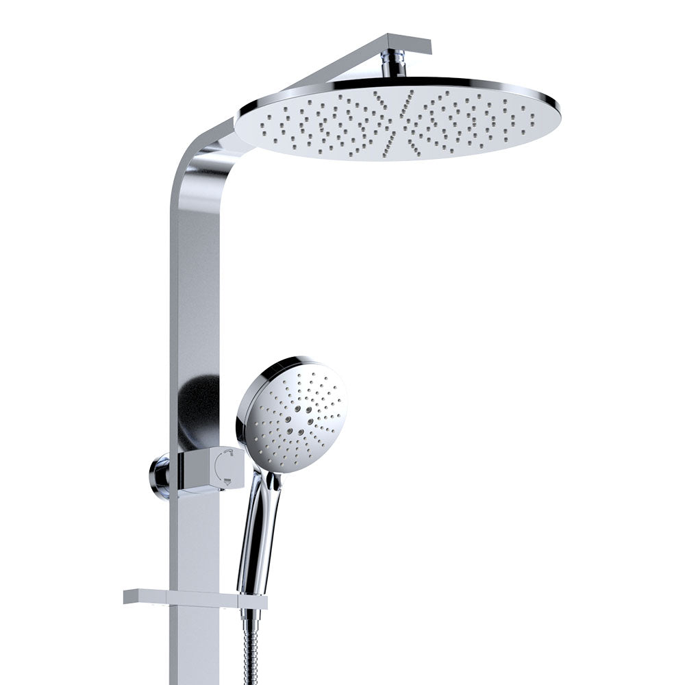 Fienza 455124 Empire Slim Deluxe Twin Shower, Chrome