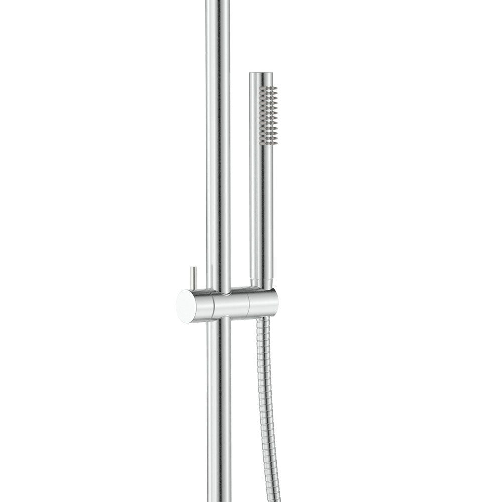 Fienza 455189 Kaya Wall Mounted Outdoor Twin Shower, Brushed Stainless Steel