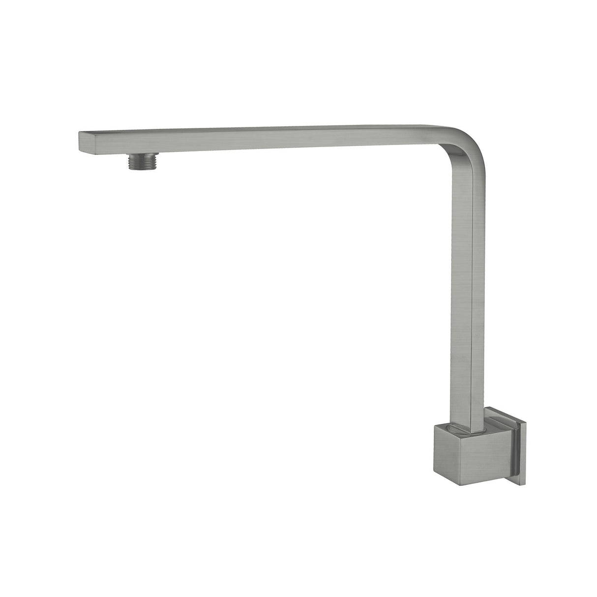 Nero NR505GM Square Swivel Shower Arm - Gunmetal Grey