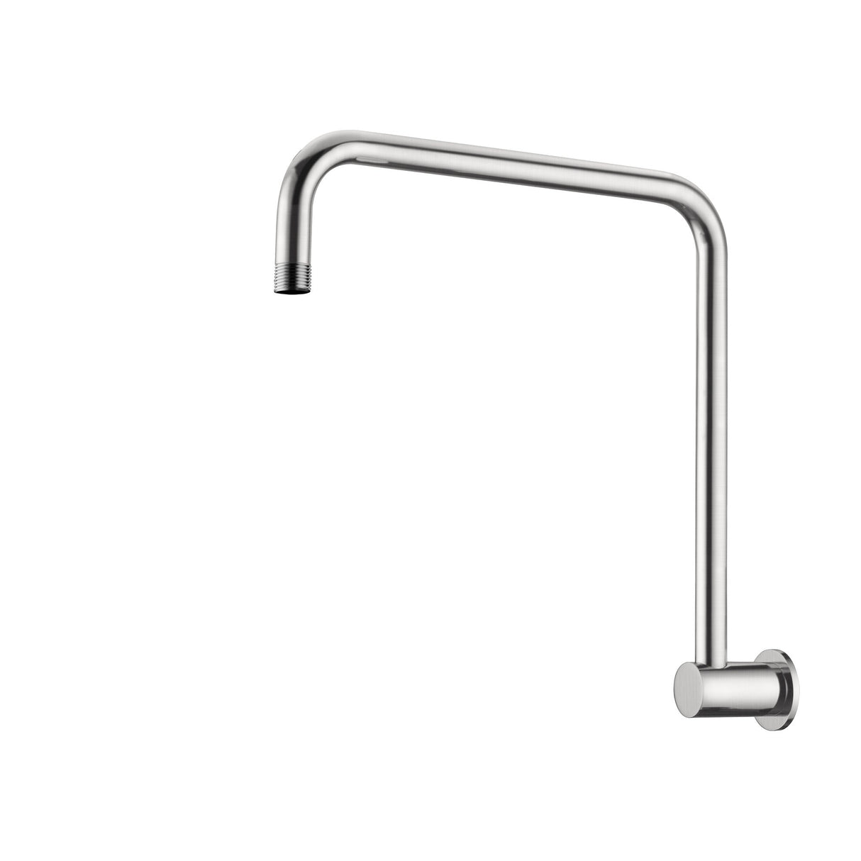 Nero NR506BN Round Swivel Shower Arm - Brushed Nickel