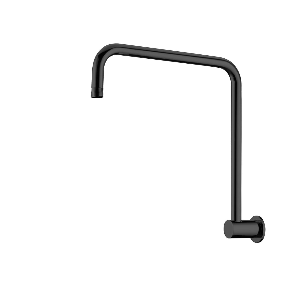 Nero NR506MB Round Swivel Shower Arm - Matte Black
