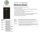 Caroma 510201 Smart Command Intelligent Shower - Single - Special Order