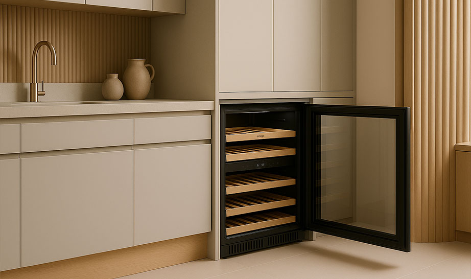 Omega OCW46DB 46 Bottle Dual Zone Wine Cabinet