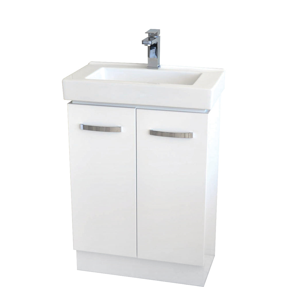 Fienza Regent 60Vkw Slim 600Mm White Vanity Unit - Special Order Units