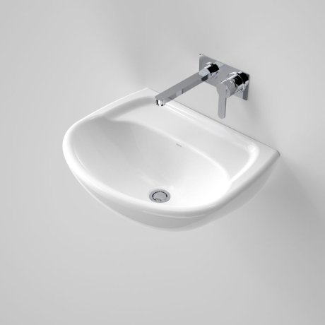 Caroma 639000W Caravelle Wall Basin - 0 Tap Hole