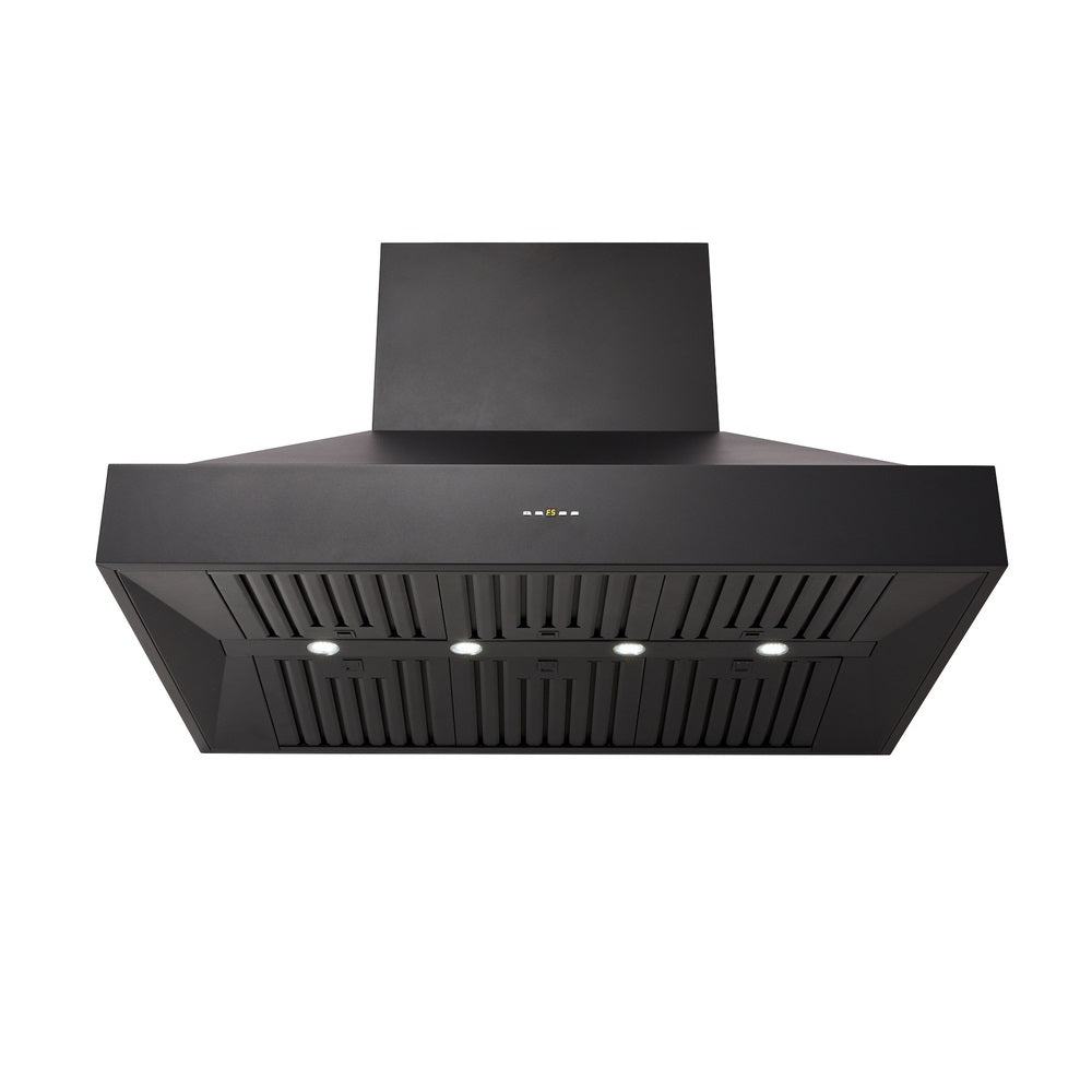 Schweigen CL8912B 120cm Non Silent BBQ Canopy, Twin Motor, 2500m3/hr, Black