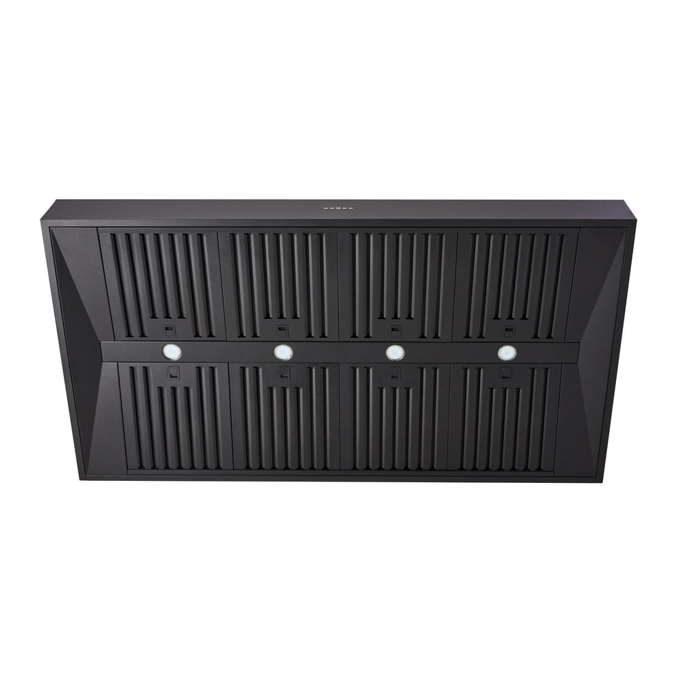 Schweigen CL8915B 150cm Non Silent BBQ Canopy, Twin Inbuilt Motors, 2500m3/hr, Black