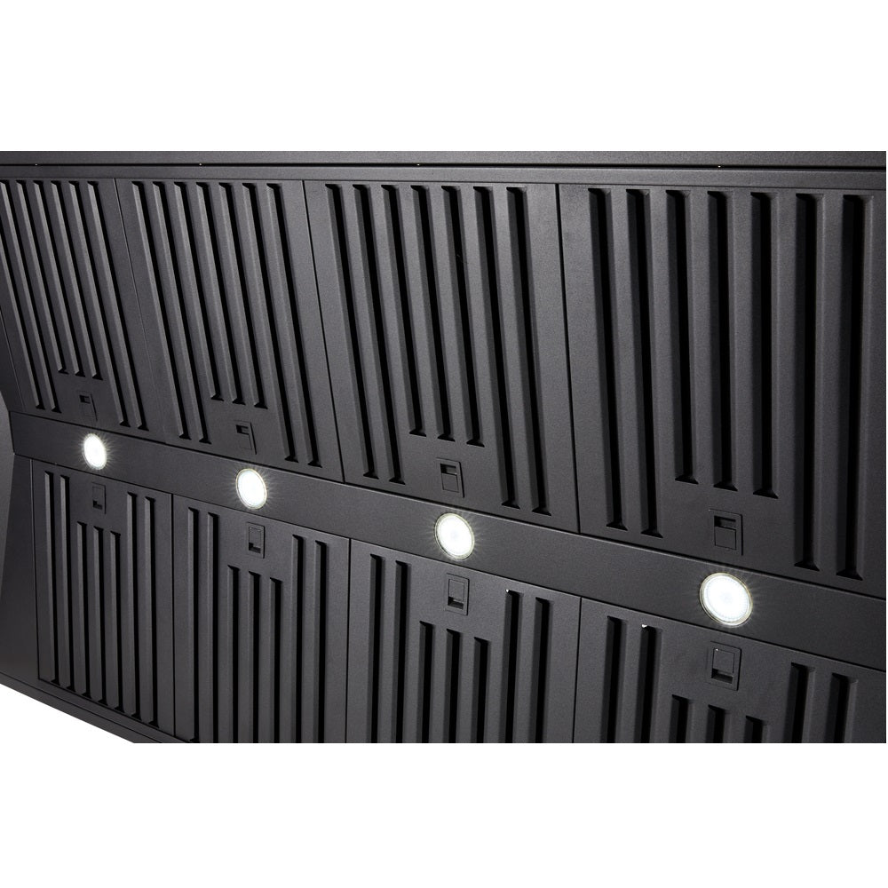 Schweigen CL8915BSP2 150cm Silent BBQ Canopy, Twin Motors, 3000m3/hr, Black