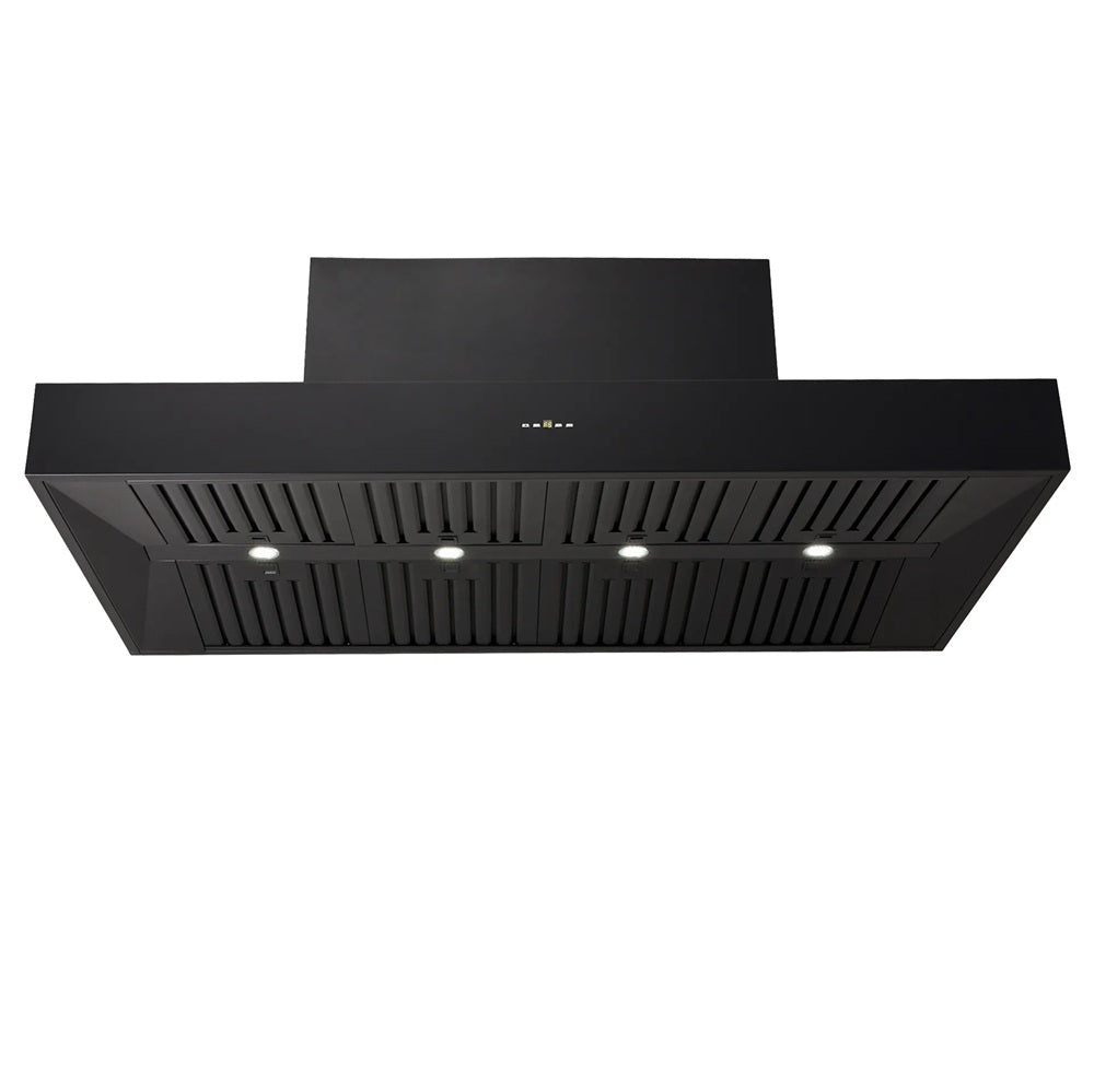 Schweigen CL7375BSE2 150cm Silent BBQ Canopy, Twin Motor, 5000m3/hr, Black