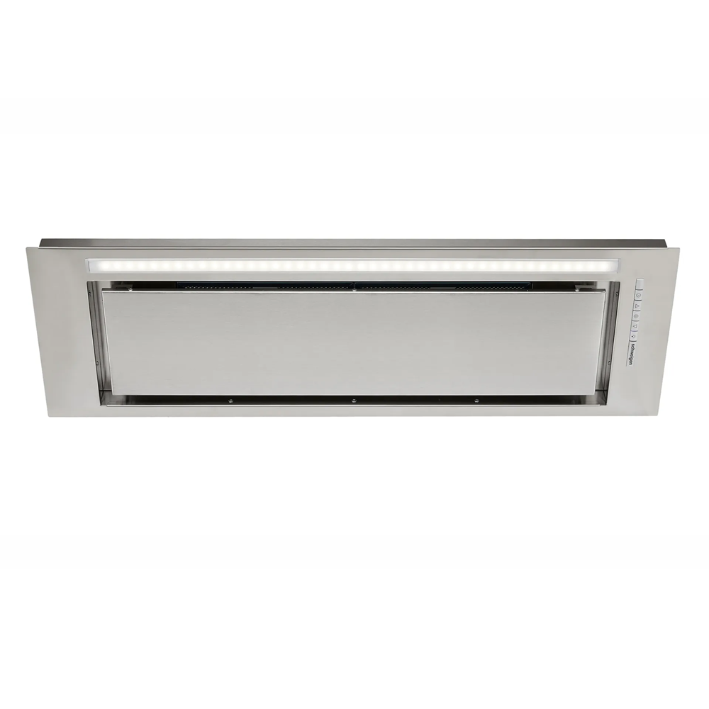 Schweigen UM-PA9SINL 90cm Silent Inline Motor Undermount Rangehood, 1600m3/hr, Stainless Steel
