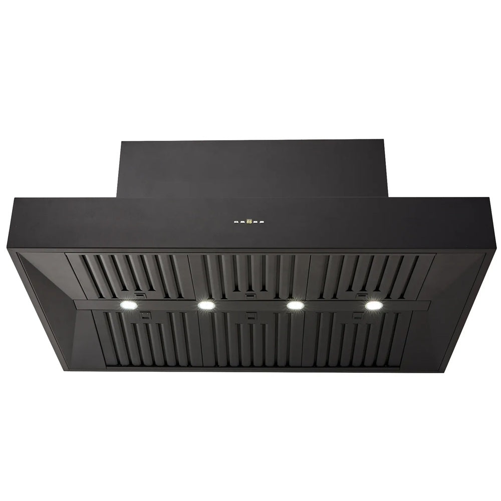 Schweigen CL7372BSE2 120cm Silent BBQ Canopy, Twin Motor, 5000m3/hr Black