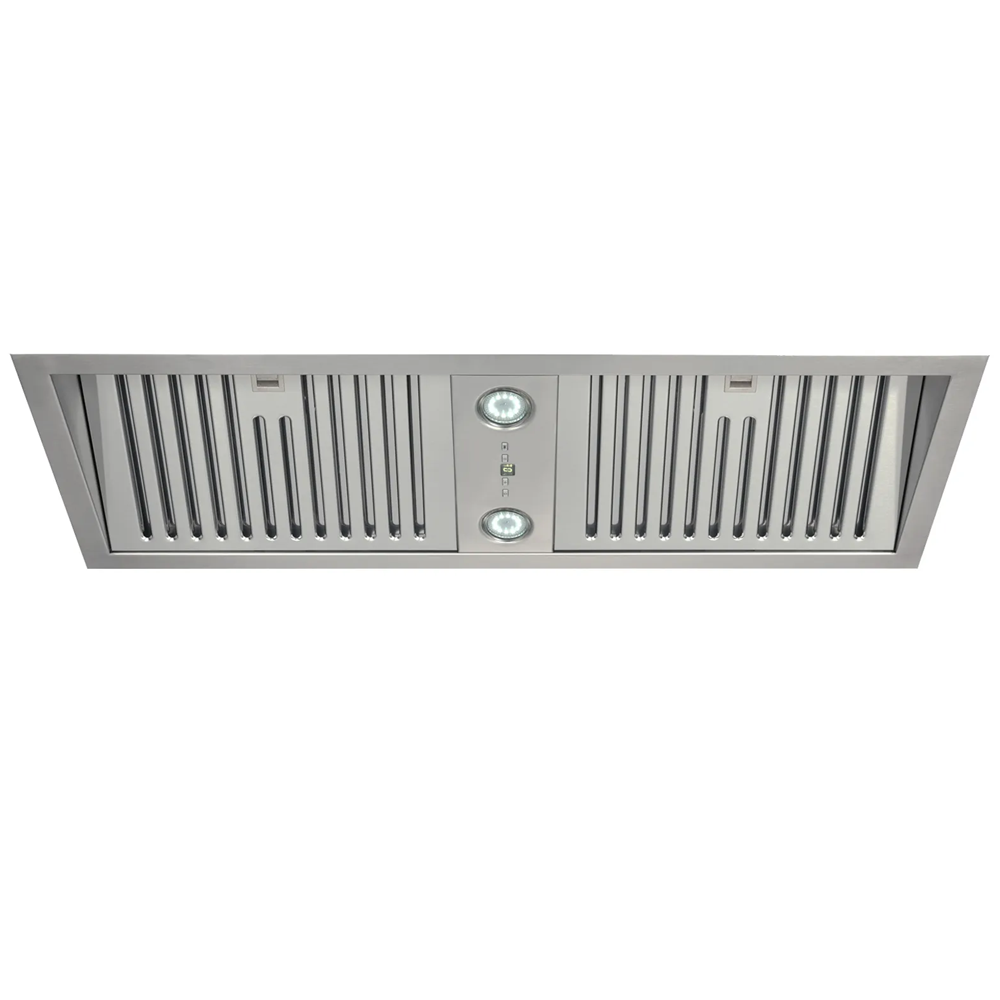 Schweigen UM-9SINL 90cm Silent Inline Motor Undermount Rangehood, 1600m3/hr, Stainless Steel