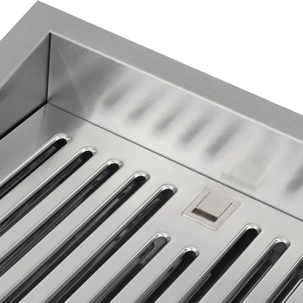 Schweigen UM-9SINL 90cm Silent Inline Motor Undermount Rangehood, 1600m3/hr, Stainless Steel