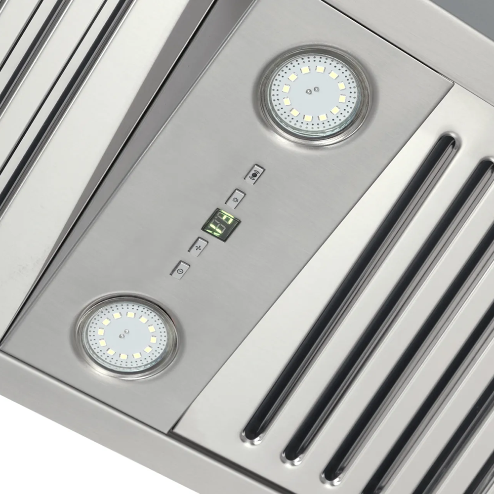 Schweigen UM-9SINL 90cm Silent Inline Motor Undermount Rangehood, 1600m3/hr, Stainless Steel