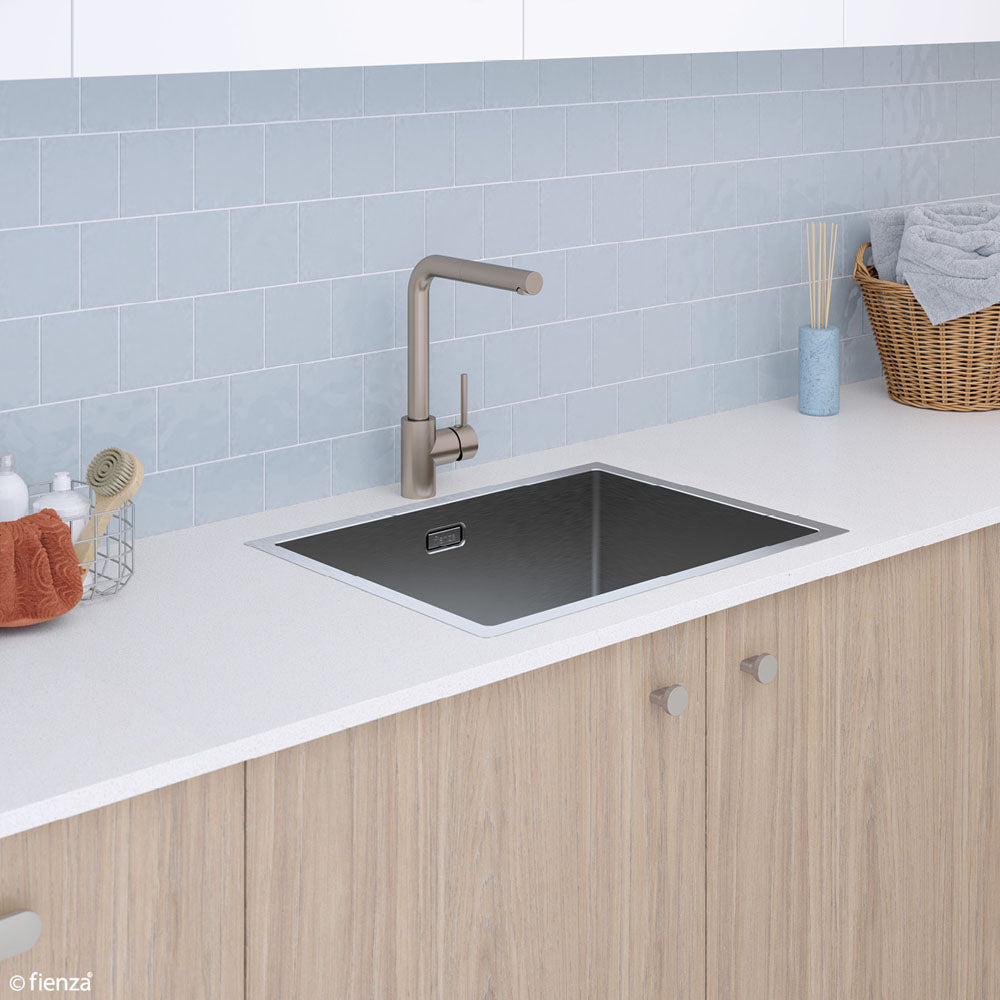 Fienza 50L Stainless Steel Square Laundry Sink 68501 - Special Order Insert Sinks