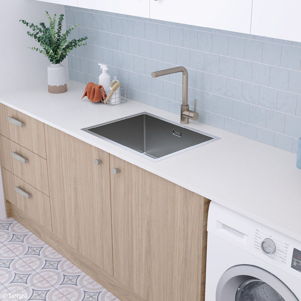 Fienza 50L Stainless Steel Square Laundry Sink 68501 - Special Order Insert Sinks