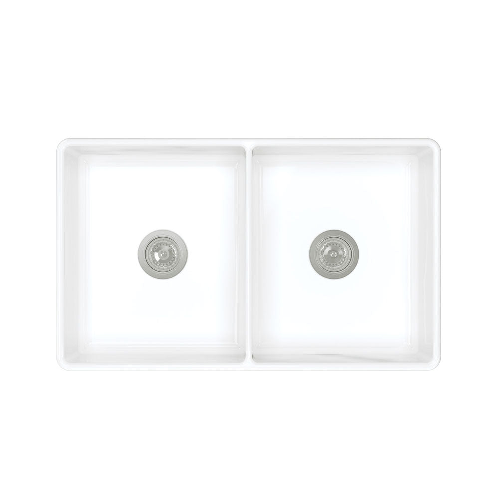 Fienza Winston 68702 Double Butler Sink White 838X483X254Mm - Special Order Kitchen Sinks