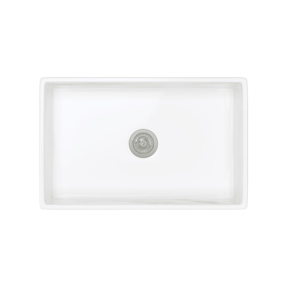 Fienza Winston 68703 Single Butler Sink Medium White 750X470X250Mm - Special Order Kitchen Sinks