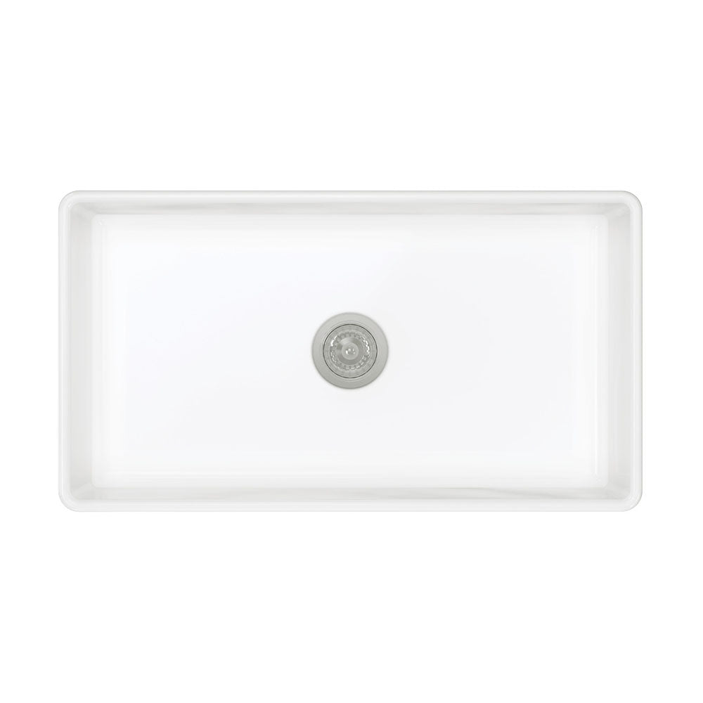 Fienza 68706 Olivia Large Single Butler Sink 840X460X255Mm White - Special Order Kitchen Sinks
