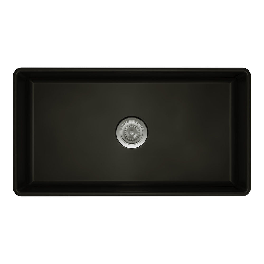 Fienza 68708 Benson Large Single Butler Sink Matte Black - Special Order Kitchen Sinks