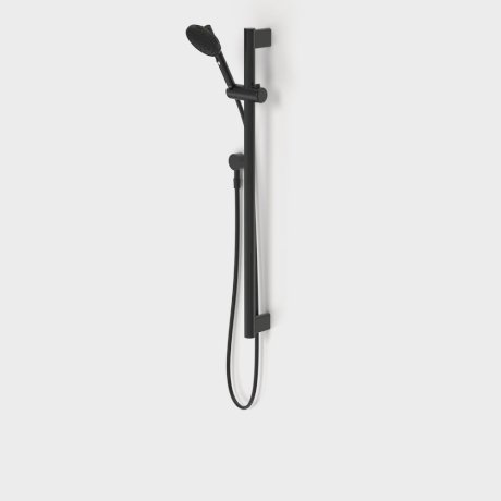 Caroma 687367B4E Opal Support VJet Shower with 900mm Rail - Matte Black