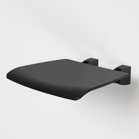 Caroma Opal Folding Shower Seat - Matte Black 687385B - Special Order