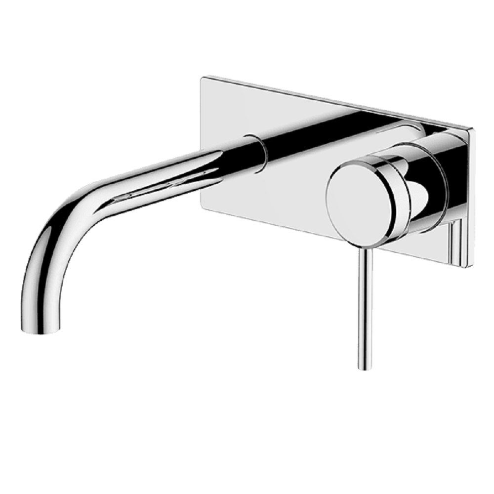 Abey Poco Wall Bath/Basin Set, 165mm, Chrome, 6B-WS165