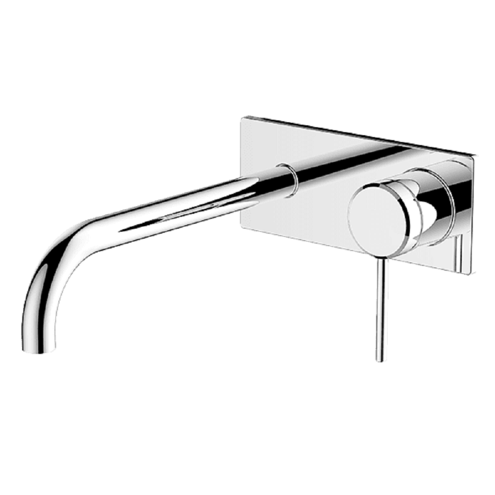 Abey Poco Wall Bath/Basin Set, 220mm, Chrome, 6B-WS220