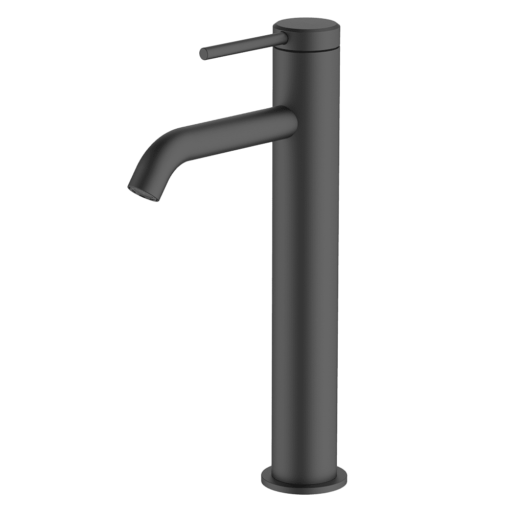 Abey Poco High Basin Mixer, Black, 6B3-B