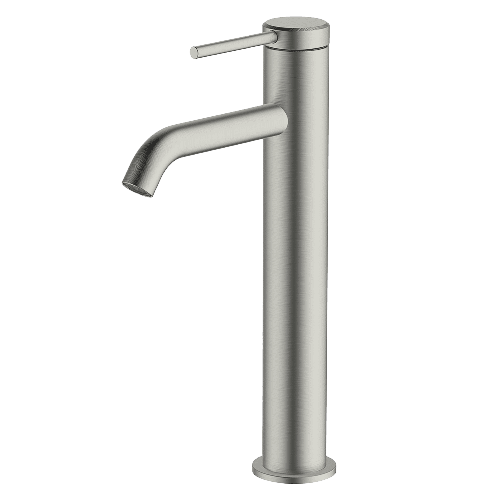 Abey Poco High Basin Mixer, Brushed Nickel, 6B3-BN