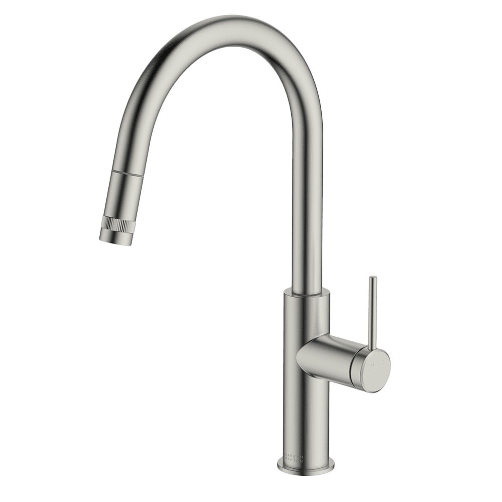 Abey Poco Kitchen Mixer, Pullout, Brushed Nickel, 6K1-BN