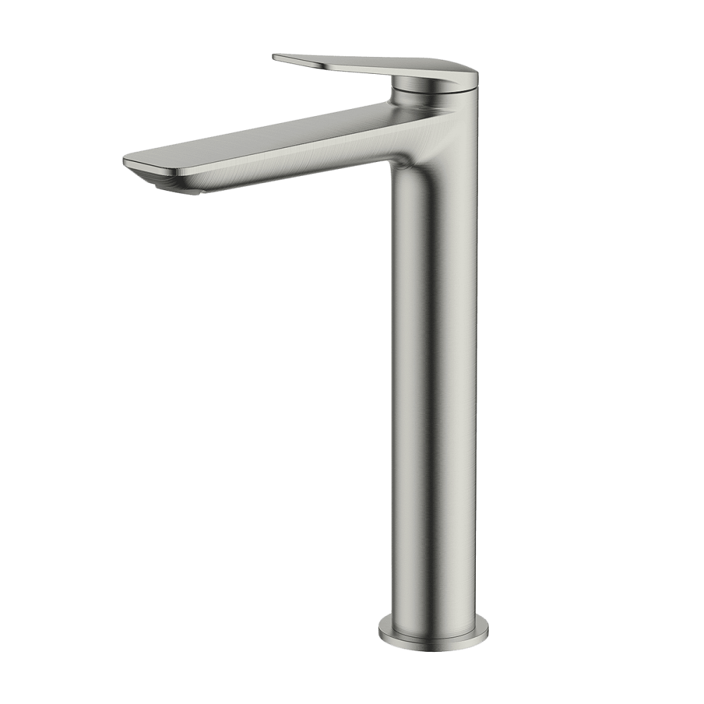 Abey Vela High Basin Mixer, Brushed Nickel, 7B2-BN