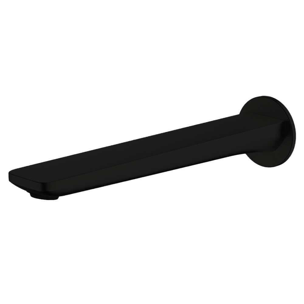 Abey Vela Wall Spout, 220mm, Black, 7S-C220-B