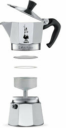 Bialetti Moka Espresso Coffee Maker Stove Top Percolator, 4 Cups - Special Order