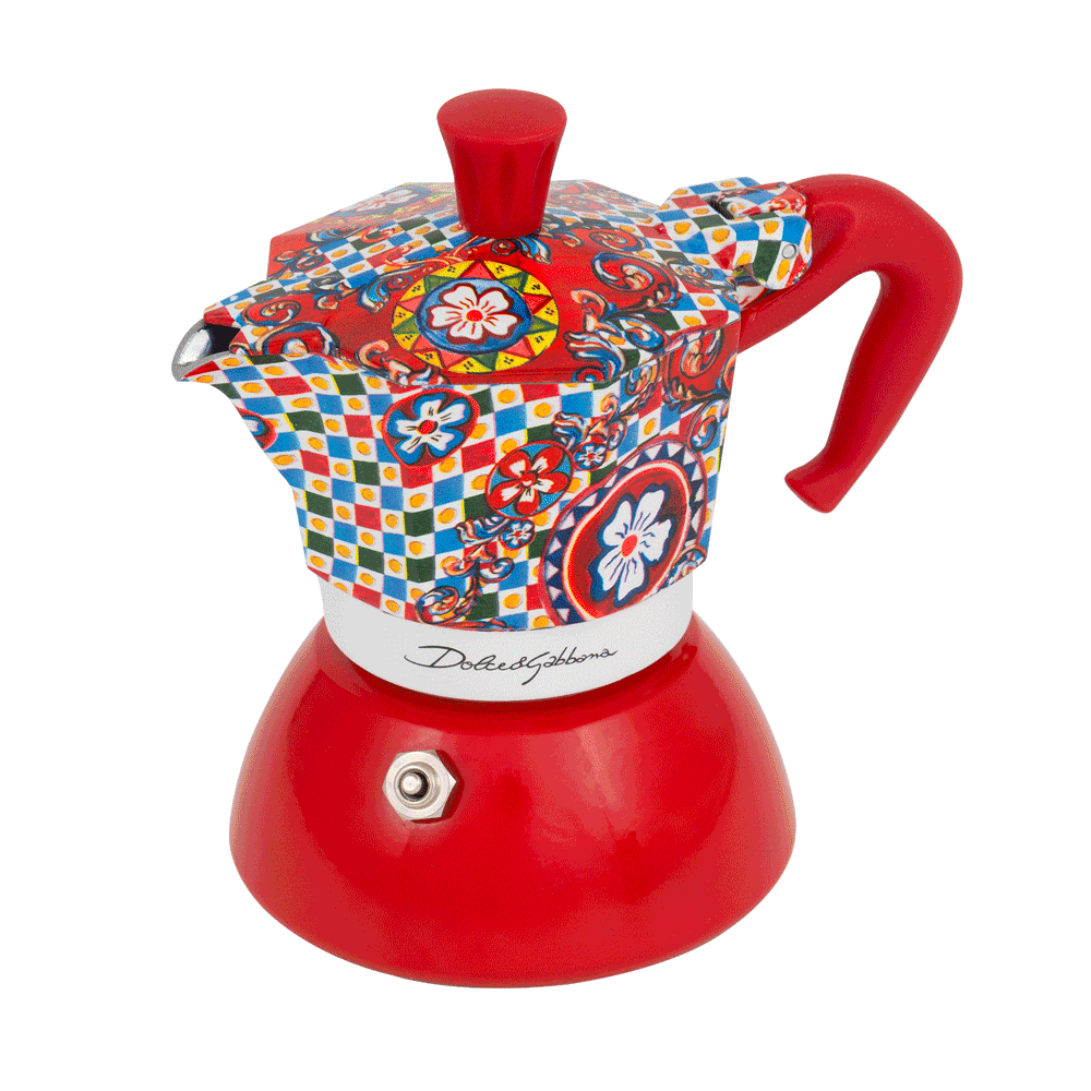 Orziera ad induzione 4 tazze - Caffettiere moka colorate, coffee italian  coffee, coffee makers, les cafetieres, die kaffeemaschinen