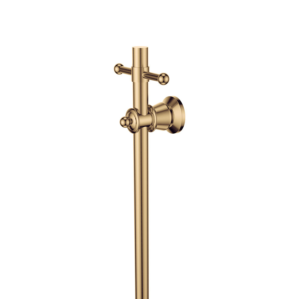 Fienza 8101000UB Lillian Vertical Heated Towel Rail, 93 x 1000mm, Urban Brass