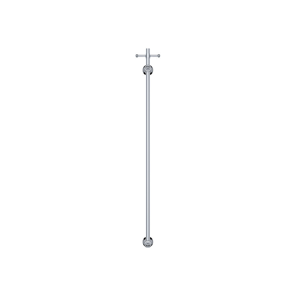 Fienza 8101000 Lillian Vertical Heated Towel Rail, 93 x 1000mm, Chrome