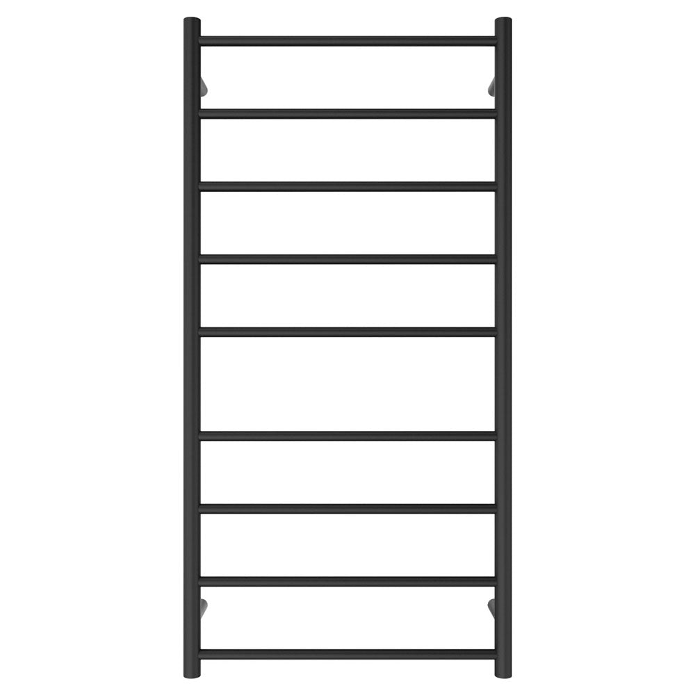 Fienza 82760120MB Isabella Heated Towel Rail, 600 x 1200mm, Matte Black