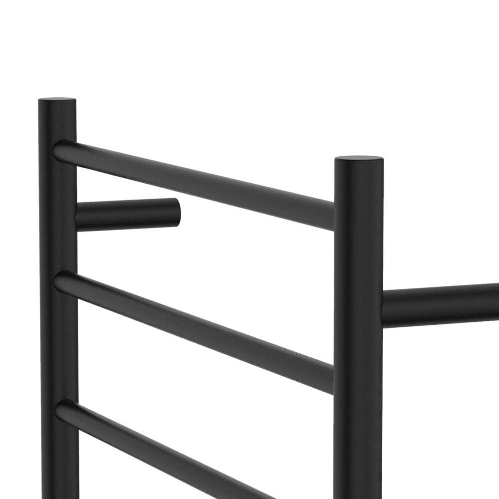 Fienza 8276080MB Isabella Heated Towel Rail, 600 x 800mm, Matte Black
