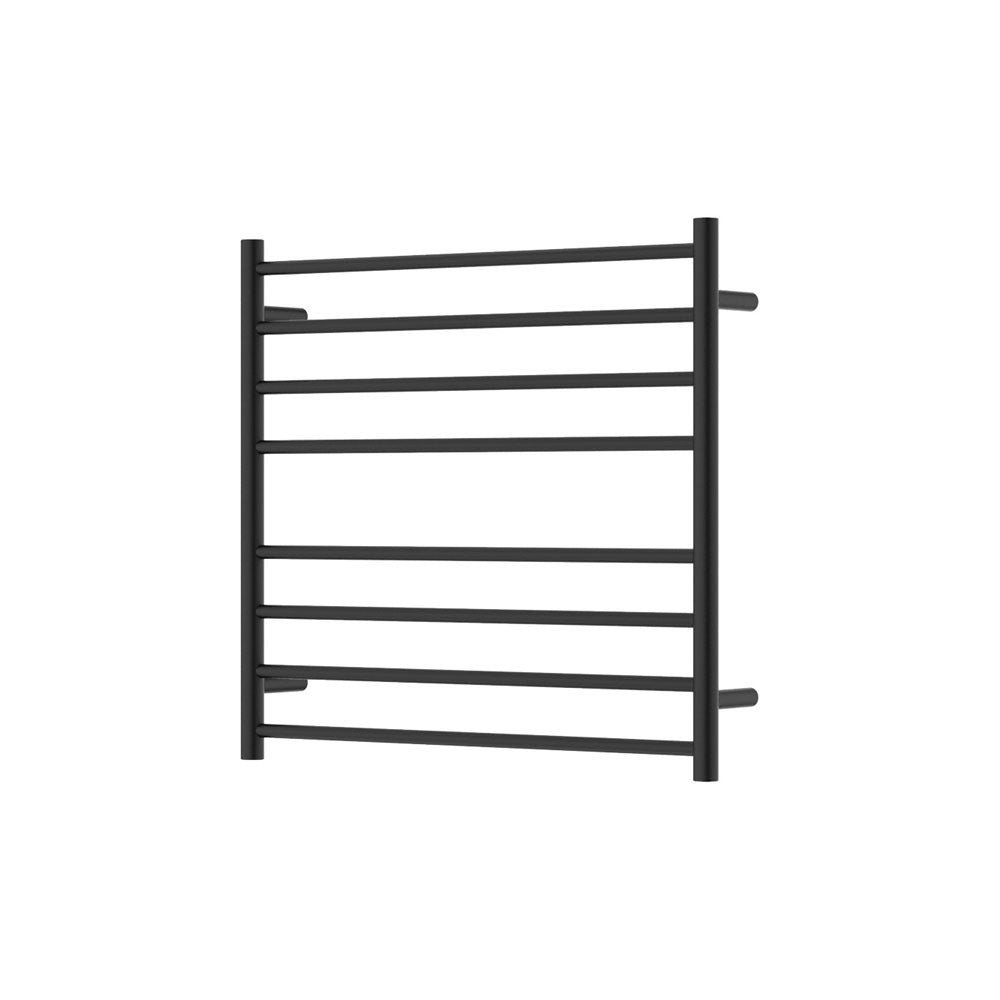 Fienza 8277570MB Isabella Heated Towel Rail, 750 x 700mm, Matte Black
