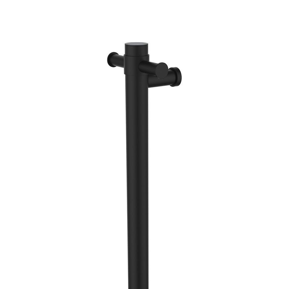Fienza Isabella 827900MB Vertical Heated Towel Rail, 100 x 900mm, Matte Black
