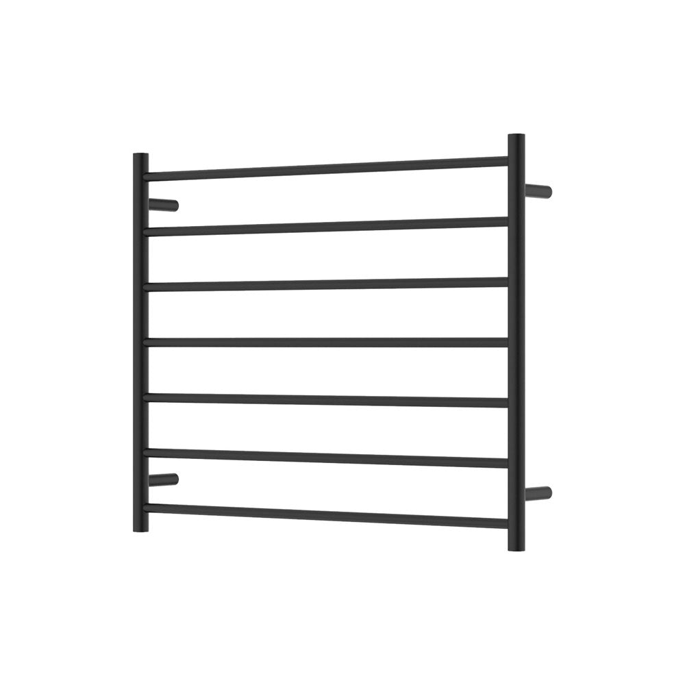 Fienza 8279075MB Isabella Heated Towel Rail, 900 x 750mm, Matte Black