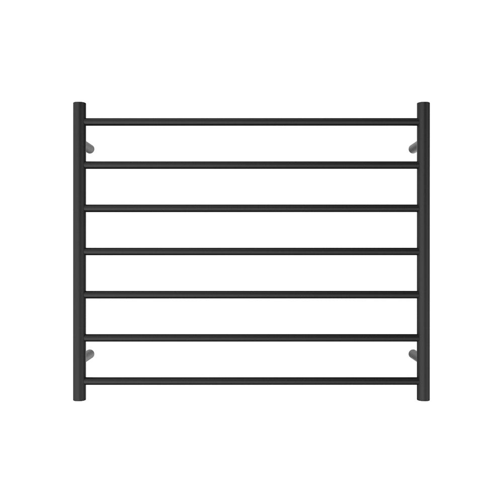 Fienza 8279075MB Isabella Heated Towel Rail, 900 x 750mm, Matte Black