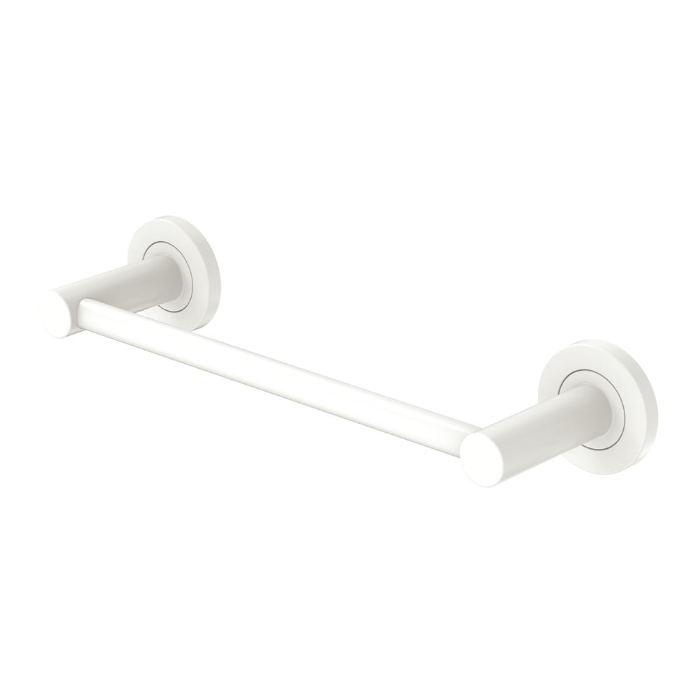 Fienza 8280130MW Kaya Single Towel Rail, 300mm, Matte White