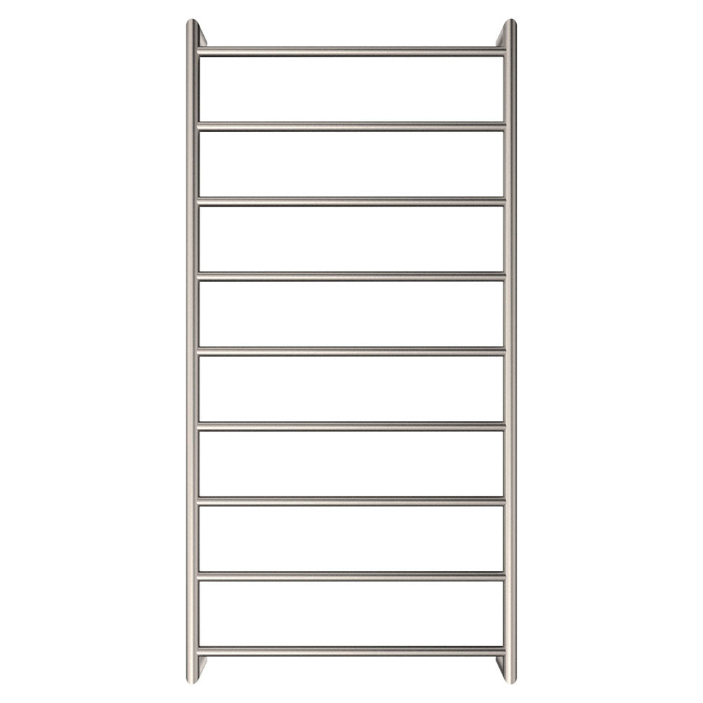 Fienza 82860120BN Kaya Heated Towel Rail, 600 x 1200mm, Brushed Nickel Finish
