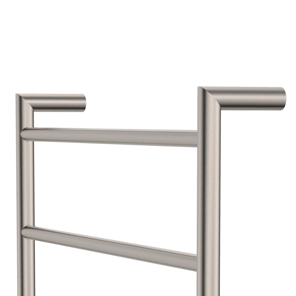 Fienza 82860120BN Kaya Heated Towel Rail, 600 x 1200mm, Brushed Nickel Finish