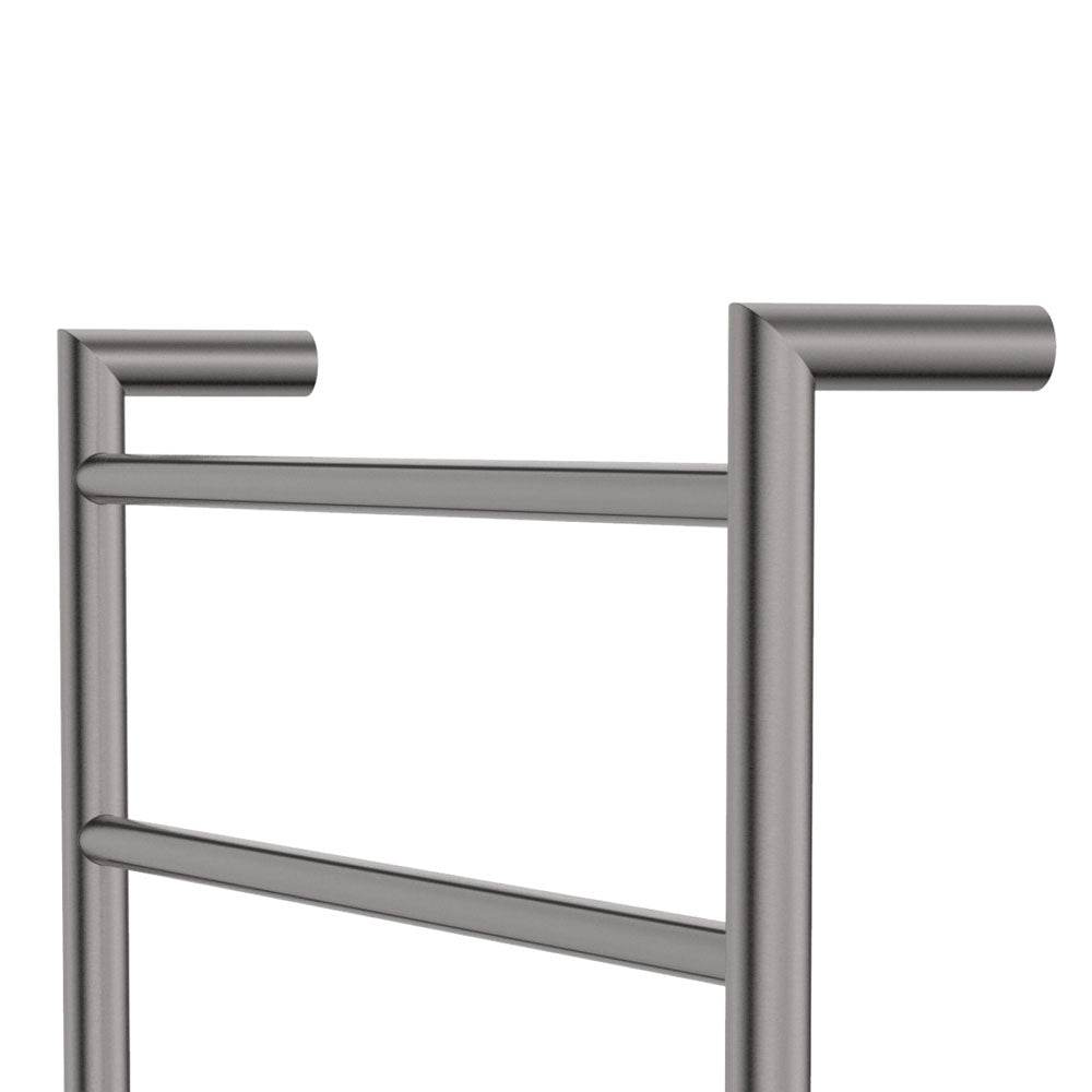Fienza 82860120GM Kaya Heated Towel Rail, 600 x 1200mm, Gun Metal Finish